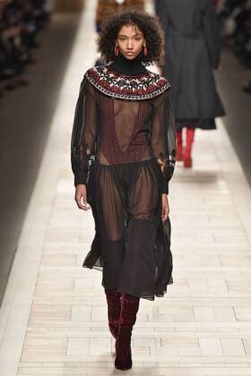Mailand Fashion Week - Fendi Modenschau . 23 02 2017. Milan, Italy. Fendi show at Milan Fashion Week for Autumn Winter 2017.  xi-Imagesx IIM-14489-0033