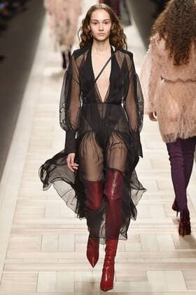 Mailand Fashion Week - Fendi Modenschau . 23 02 2017. Milan, Italy. Fendi show at Milan Fashion Week for Autumn Winter 2017.  xi-Imagesx IIM-14489-0046