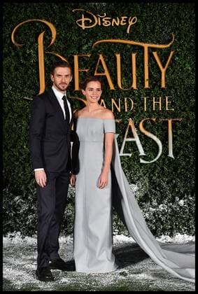 . 23 02 2017. London, United Kingdom. Beauty and the Beast launch event. Emma Watson and Dan Stevens attend the Beauty and the Beast launch event in central London.  xAndrewxParsonsx xi-Imagesx IIM-14482-0036