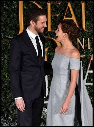 . 23 02 2017. London, United Kingdom. Beauty and the Beast launch event. Emma Watson and Dan Stevens attend the Beauty and the Beast launch event in central London.  xAndrewxParsonsx xi-Imagesx IIM-14482-0037