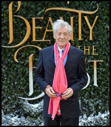 . 23 02 2017. London, United Kingdom. Beauty and the Beast launch event. Ian McKellen attend s the Beauty and the Beast launch event in central London.  xAndrewxParsonsx xi-Imagesx IIM-14482-0053