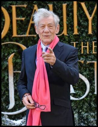 . 23 02 2017. London, United Kingdom. Beauty and the Beast launch event. Ian McKellen attend s the Beauty and the Beast launch event in central London.  xAndrewxParsonsx xi-Imagesx IIM-14482-0052