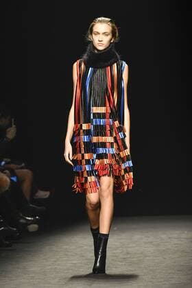 Milan woman s Fashion Week Fall Winter 2017 2018. Milano Moda donna , autunno inverno 2017 2018 . Byblos Fashion Show Pictured: Model  Copyright: xRiccardoxGiordanoxSickix xIPAx xFotosickix