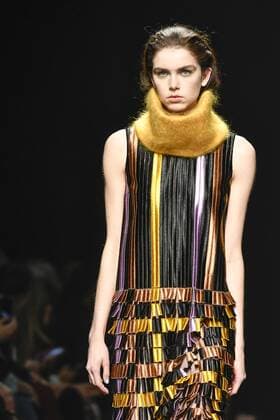 Milan woman s Fashion Week Fall Winter 2017 2018. Milano Moda donna , autunno inverno 2017 2018 . Byblos Fashion Show Pictured: Model  Copyright: xRiccardoxGiordanoxSickix xIPAx xFotosickix