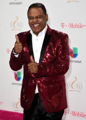 Latin artist Wilfredo Vargas walks the red carpet at the Univision 2017 Premio Lo Nuestro a La Música Latina show at the American Airlines Arena in Miami,Florida, February 23, 2017.  MIA20170223129 GARYxIxROTHSTEIN