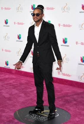 Latin artist Mozart Lapara walks the red carpet at the Univision 2017 Premio Lo Nuestro a La Música Latina show at the American Airlines Arena in Miami,Florida, February 23, 2017.  MIA20170223132 GARYxIxROTHSTEIN
