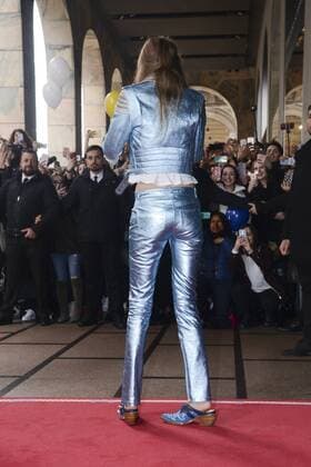 Mailand Fashion Week - Gigi Hadid Milan, Gigi Hadid x Tommy Hilfiger, new collection presentation in the picture: Gigi Hadid  Copyright: xAlbertoxScarpinatox xIPAx xAlbertoxScarpinatox