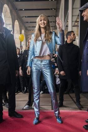 Bilder des Tages Mailand Fashion Week - Gigi Hadid Milan, Gigi Hadid x Tommy Hilfiger, new collection presentation in the picture: Gigi Hadid  Copyright: xAlbertoxScarpinatox xIPAx xAlbertoxScarpinatox
