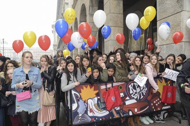 Milan, Gigi Hadid x Tommy Hilfiger, new collection presentation in the picture:  Copyright: xAlbertoxScarpinatox xIPAx xAlbertoxScarpinatox