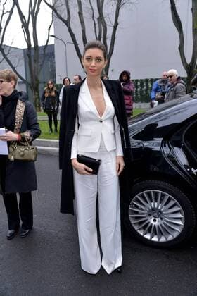 Milan Check guests in the parade of Emporio Armani, Milan Fashion Week. Pictured: Margareth Made  Copyright: xSimonexComix xIPAx xComi Terenghix