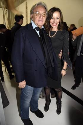 Milan woman s Fashion Week Fall Winter 2017 2018. Milano Moda donna , autunno inverno 2017 2018 . Tod s Front Row Pictured: Silvia Grilli Diego della Valle  Copyright: xSimonaxChiocciaxSickix xIPAx xFotosickix