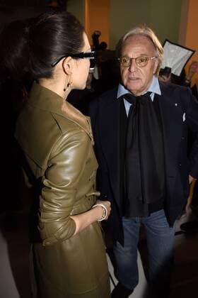 Milan woman s Fashion Week Fall Winter 2017 2018. Milano Moda donna , autunno inverno 2017 2018 . Tod s Front Row Pictured: Nozomi Sasaki Diego della Valle  Copyright: xSimonaxChiocciaxSickix xIPAx xFotosickix