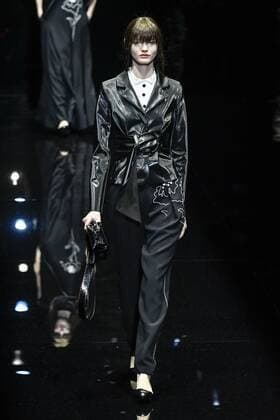 Milan woman s Fashion Week Fall Winter 2017 2018. Milano Moda donna , autunno inverno 2017 2018 . Emporio Armani Fashion Show Pictured: Model  Copyright: xRiccardoxGiordanoxSickix xIPAx xFotosickix