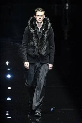 Milan woman s Fashion Week Fall Winter 2017 2018. Milano Moda donna , autunno inverno 2017 2018 . Emporio Armani Fashion Show Pictured: Model  Copyright: xRiccardoxGiordanoxSickix xIPAx xFotosickix