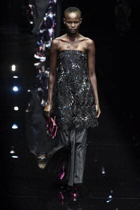 Milan woman s Fashion Week Fall Winter 2017 2018. Milano Moda donna , autunno inverno 2017 2018 . Emporio Armani Fashion Show Pictured: Model  Copyright: xRiccardoxGiordanoxSickix xIPAx xFotosickix