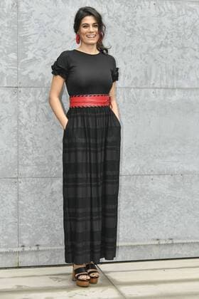 Milan woman s Fashion Week Fall Winter 2017 2018. Milano Moda donna , autunno inverno 2017 2018 . Emporio Armani arrivals Pictured: Valeria Solarino  Copyright: xRiccardoxGiordanoxSickix xIPAx xFotosickix
