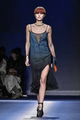 Milan woman s Fashion Week Fall Winter 2017 2018. Milano Moda donna , autunno inverno 2017 2018 . Versace fashion show Pictured: Model  Copyright: xRiccardoxGiordanoxSickix xIPAx xFotosickix