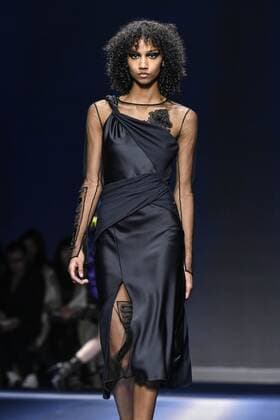 Milan woman s Fashion Week Fall Winter 2017 2018. Milano Moda donna , autunno inverno 2017 2018 . Versace fashion show Pictured: Model  Copyright: xRiccardoxGiordanoxSickix xIPAx xFotosickix
