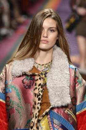 Milan woman s Fashion Week Fall Winter 2017 2018. Milano Moda donna , autunno inverno 2017 2018 . ETRO fashion show Pictured: Model  Copyright: xRiccardoxGiordanoxSickix xIPAx xFotosickix