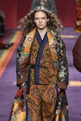 Milan woman s Fashion Week Fall Winter 2017 2018. Milano Moda donna , autunno inverno 2017 2018 . ETRO fashion show Pictured: Model  Copyright: xRiccardoxGiordanoxSickix xIPAx xFotosickix