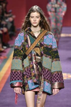 Milan woman s Fashion Week Fall Winter 2017 2018. Milano Moda donna , autunno inverno 2017 2018 . ETRO fashion show Pictured: Model  Copyright: xRiccardoxGiordanoxSickix xIPAx xFotosickix