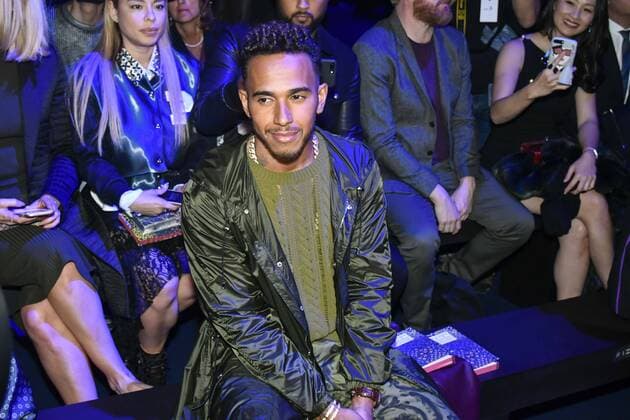 Milan woman s Fashion Week Fall Winter 2017 2018. Milano Moda donna , autunno inverno 2017 2018 . Versace front row Pictured: Lewis Hamilton  Copyright: xRiccardoxGiordanoxSickix xIPAx xFotosickix