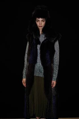 Italy:Fur Italy Milan fashion week F W women Fur Italy collection backstage at Milan fashion week women F W 2017-2018.  GaetanoxxPiazzolla