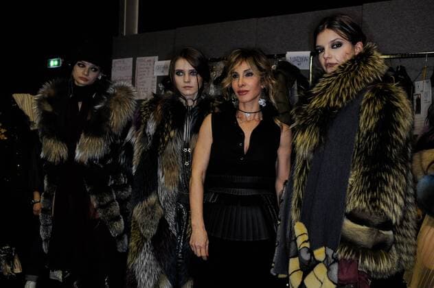 Italy:Fur Italy Milan fashion week F W women Fur Italy collection backstage at Milan fashion week women F W 2017-2018.  GaetanoxxPiazzolla