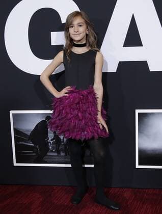 Ashlyn Casalegno arrives on the red carpet at the Logan New York special screening at Rose Theater, Jazz at Lincoln Center on February 24, 2017 in New York City.  NYP20170224139 JOHNxANGELILLO