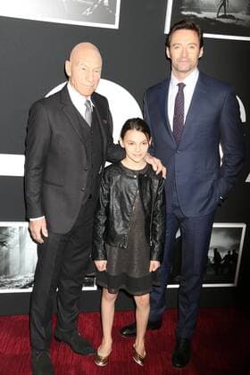 February 24, 2017 - New York, New York, U.S. - PATRICK STEWART,HUGH JACKMAN,DAFNE KEEN.at Screening of LOGAN at Rose Theater.Jazz at Lincoln center time warner center 2-24-2017. 2017. New York U.S. - ZUMAba9_ 20170224_zaf_ba9_039 Copyright: xJohnxBarrettx