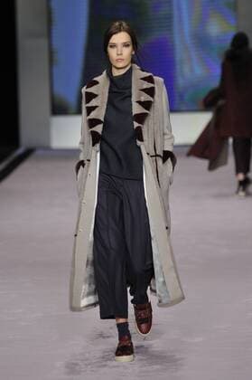 Italy: Grandi Fur fashion show A model walks the runway at the Grandi Fur show during Milan Fashion Week Fall Winter 2017 18.  GaetanoxPiazzolla
