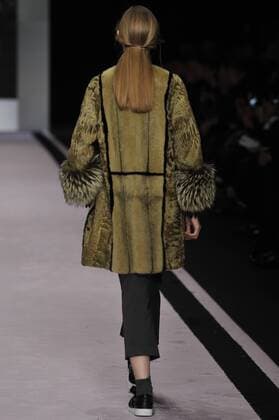 Italy: Grandi Fur fashion show A model walks the runway at the Grandi Fur show during Milan Fashion Week Fall Winter 2017 18.  GaetanoxPiazzolla