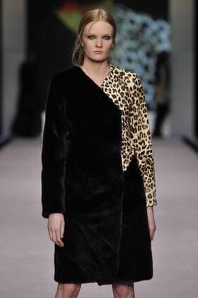 Italy: Pajero Fur Show A model walks the runway at the Pajero Fur show during Milan Fashion Week Fall Winter 2017 18.  GaetanoxPiazzolla