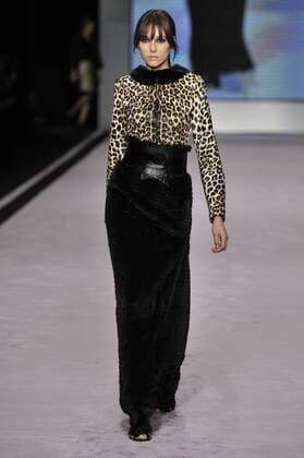 Italy: Pajero Fur Show A model walks the runway at the Pajero Fur show during Milan Fashion Week Fall Winter 2017 18.  GaetanoxPiazzolla