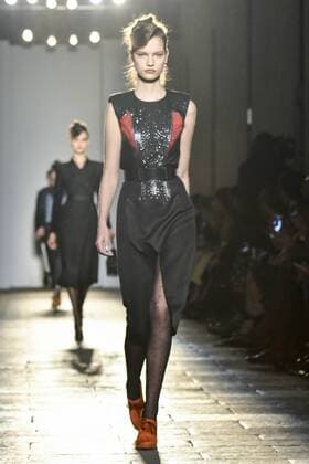 Milan woman s Fashion Week Fall Winter 2017 2018. Milano Moda donna , autunno inverno 2017 2018 . Bottega Veneta fashion show Pictured: Nieves Alvarez  Copyright: xRiccardoxGiordanoxSickix xIPAx xFotosickix