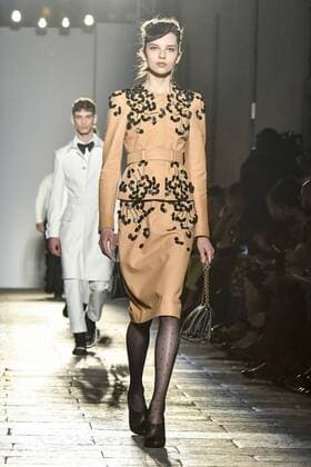 Milan woman s Fashion Week Fall Winter 2017 2018. Milano Moda donna , autunno inverno 2017 2018 . Bottega Veneta fashion show Pictured: Nieves Alvarez  Copyright: xRiccardoxGiordanoxSickix xIPAx xFotosickix