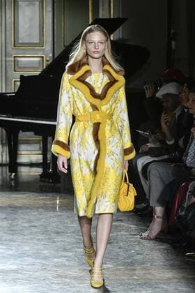 Milan woman s Fashion Week Fall Winter 2017 2018. Milano Moda donna , autunno inverno 2017 2018 .Blumarine fashion show Pictured: Model  Copyright: xRiccardoxGiordanoxSickix xIPAx xFotosickix