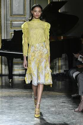 Milan woman s Fashion Week Fall Winter 2017 2018. Milano Moda donna , autunno inverno 2017 2018 .Blumarine fashion show Pictured: Model  Copyright: xRiccardoxGiordanoxSickix xIPAx xFotosickix