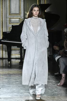 Milan woman s Fashion Week Fall Winter 2017 2018. Milano Moda donna , autunno inverno 2017 2018 .Blumarine fashion show Pictured: Model  Copyright: xRiccardoxGiordanoxSickix xIPAx xFotosickix