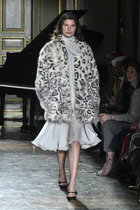 Milan woman s Fashion Week Fall Winter 2017 2018. Milano Moda donna , autunno inverno 2017 2018 .Blumarine fashion show Pictured: Model  Copyright: xRiccardoxGiordanoxSickix xIPAx xFotosickix