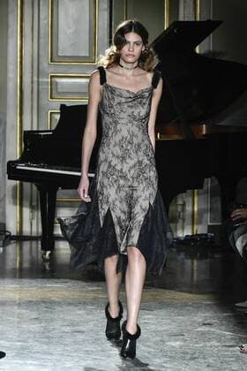 Milan woman s Fashion Week Fall Winter 2017 2018. Milano Moda donna , autunno inverno 2017 2018 .Blumarine fashion show Pictured: Model  Copyright: xRiccardoxGiordanoxSickix xIPAx xFotosickix