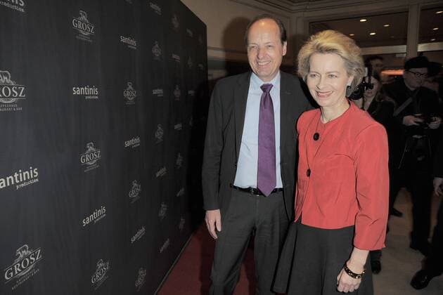Ursula von der Leyen, Heiko von der Leyen Premiere Alles muss Glaenzen im Theater am Kudamm in Berlin am 25.02.2017