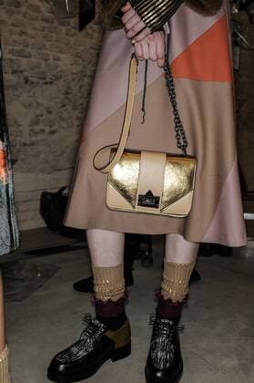 Italy: Cividini Backstage as part of MFW A model, details, is seen on backstage ahead Cividini during Milan Fashion Week Fall Winter 2017 18  GaetanoxPiazzolla