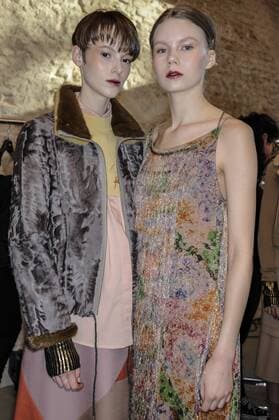 Italy: Cividini Backstage as part of MFW Models are seen on backstage ahead Cividini during Milan Fashion Week Fall Winter 2017 18  GaetanoxPiazzolla