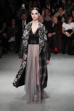 Milan woman s Fashion Week Fall Winter 2017 2018. Antonio Marras Fashionshow Pictured: Model  Copyright: xRiccardoxGiordanoxSickix xIPAx xFotosickix