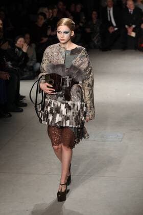 Milan woman s Fashion Week Fall Winter 2017 2018. Antonio Marras Fashionshow Pictured: Model  Copyright: xRiccardoxGiordanoxSickix xIPAx xFotosickix