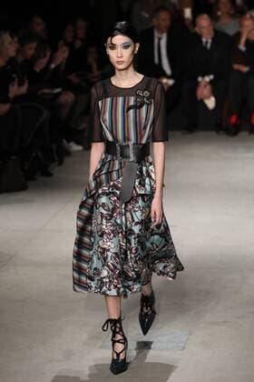 Milan woman s Fashion Week Fall Winter 2017 2018. Antonio Marras Fashionshow Pictured: Model  Copyright: xRiccardoxGiordanoxSickix xIPAx xFotosickix