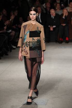 Milan woman s Fashion Week Fall Winter 2017 2018. Antonio Marras Fashionshow Pictured: Model  Copyright: xRiccardoxGiordanoxSickix xIPAx xFotosickix