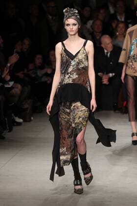 Milan woman s Fashion Week Fall Winter 2017 2018. Antonio Marras Fashionshow Pictured: Model  Copyright: xRiccardoxGiordanoxSickix xIPAx xFotosickix
