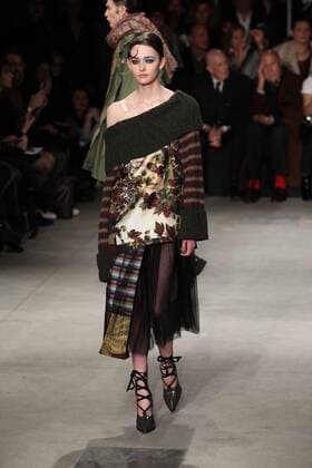 Milan woman s Fashion Week Fall Winter 2017 2018. Antonio Marras Fashionshow Pictured: Model  Copyright: xRiccardoxGiordanoxSickix xIPAx xFotosickix